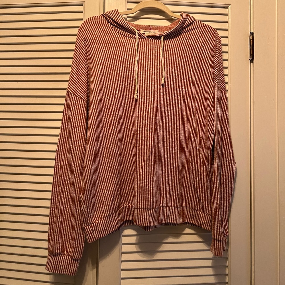 Soft & Striped Tshirt Hoodie